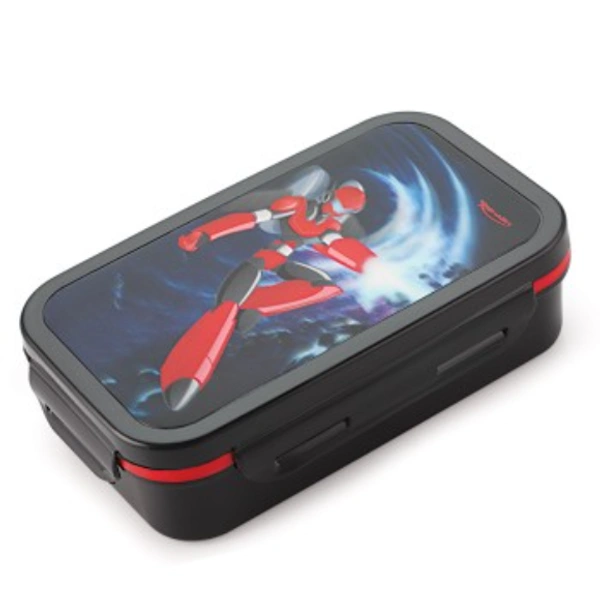 Rishab MUNCH MAGIC ROYAL Steel Insulated Tiffin Box / Lunch Box, Boys Collection - Black